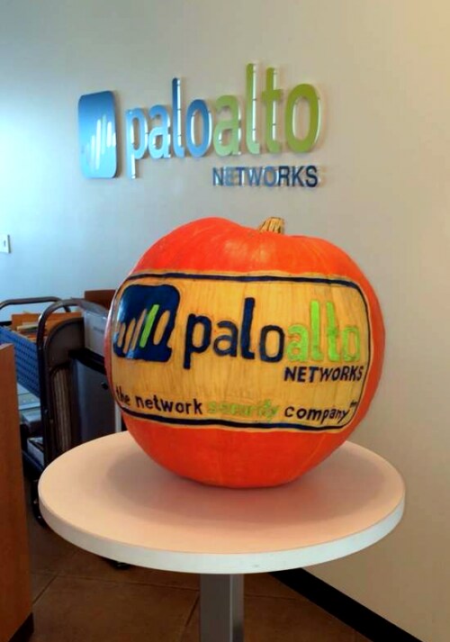 Palo Alto Networks Halloween Pumpkin
