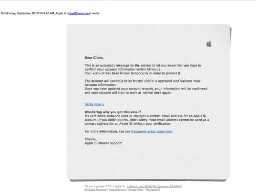 apple email