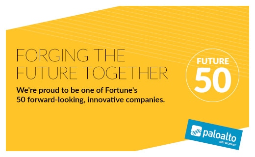 Palo Alto Networks Recognized in Fortune Future 50