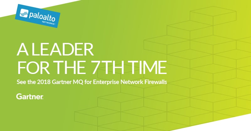 Palo Alto Networks a Seven-Time Gartner Magic Quadrant Leader