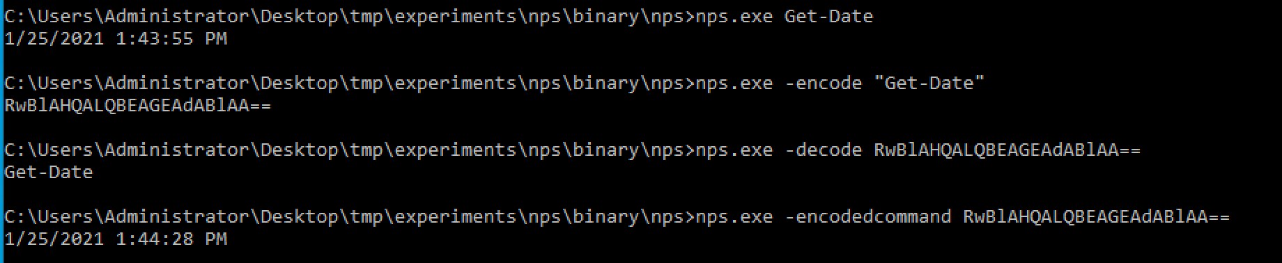 NotPowerShell (nps.exe) Execution