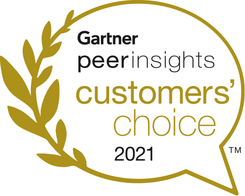 Gartner Peer Insights Customers' Choice 2021 Badge