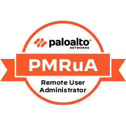 The Palo Alto Networks Micro-Credential for Remote user Administrator (PMRuA) is a SASE micro-credential focused on implementation for model mobile users and autonomous digital experience management (ADEM). 