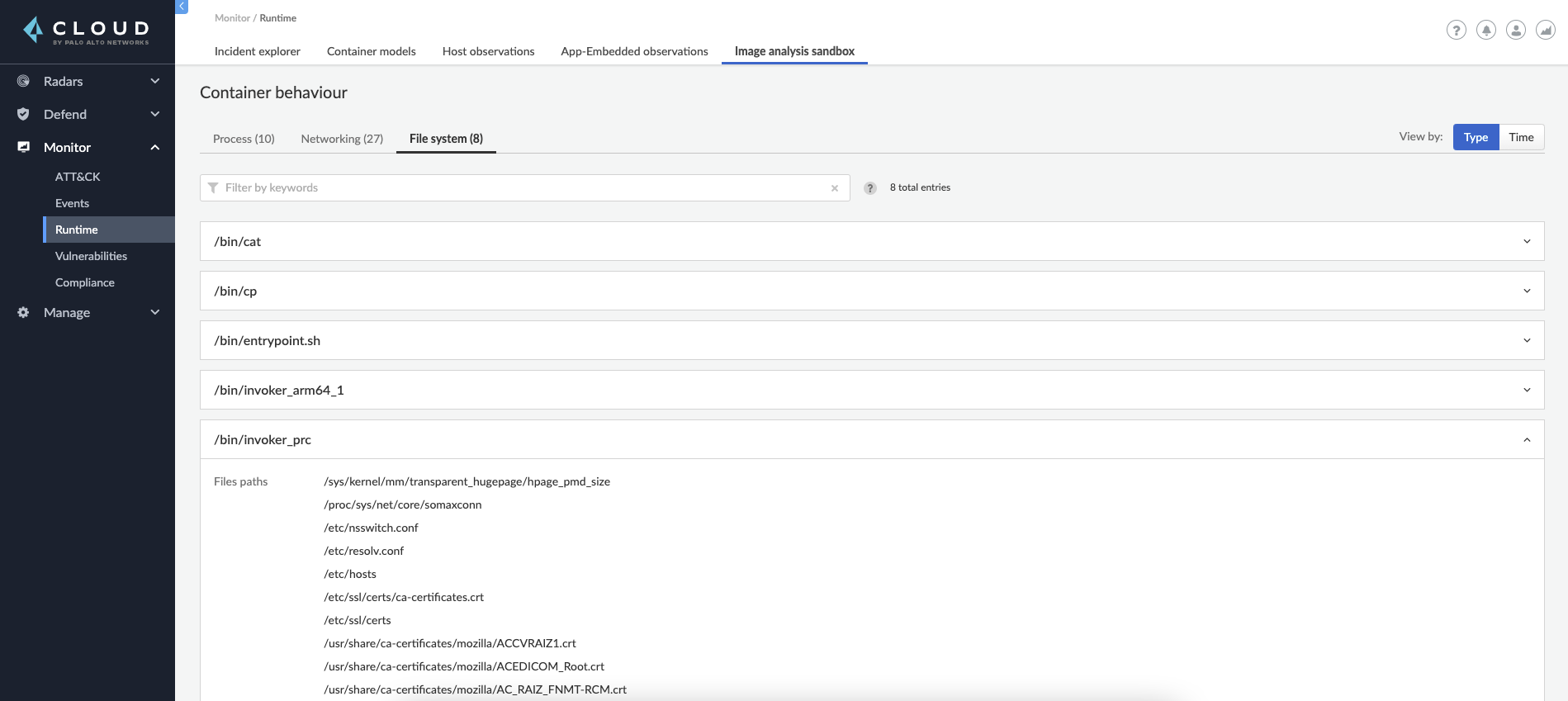 File system analysis