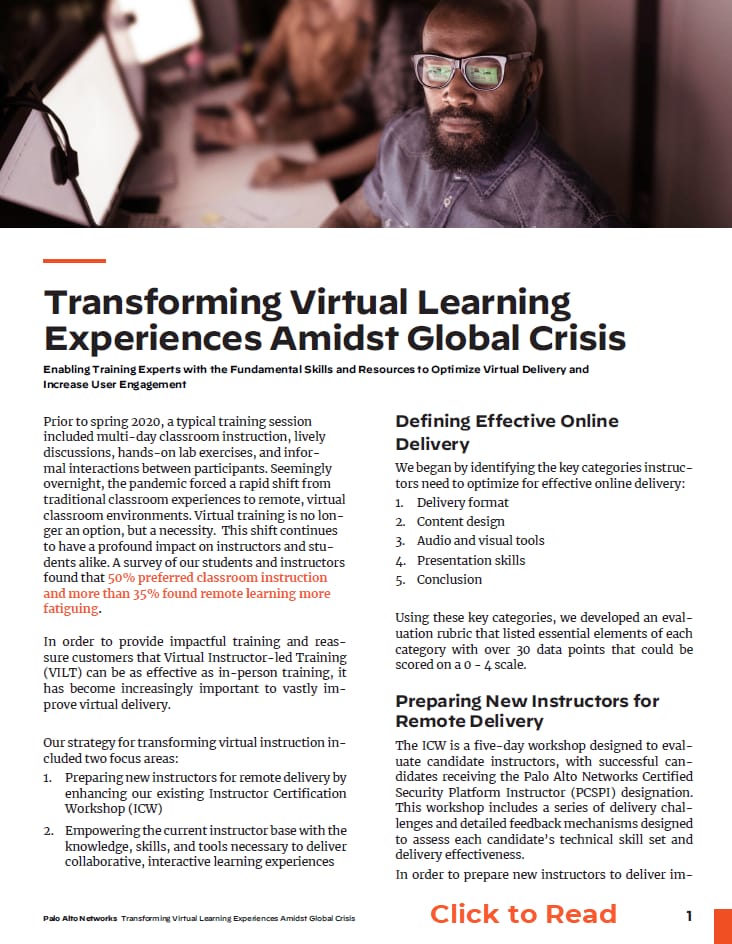 Transforming virtual learning experiences amidst global crisis.