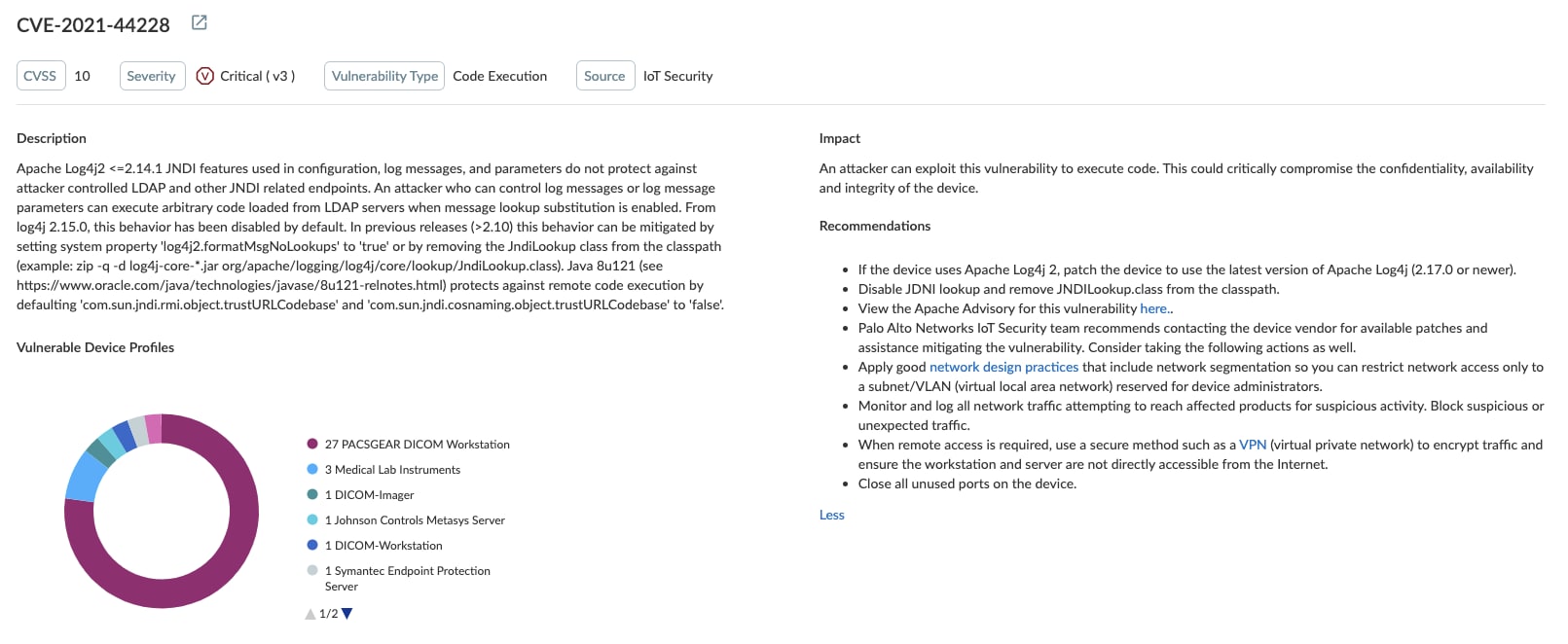 Learn how our Palo Alto Networks customers can help protect against the critical Apache Log4j vulnerability with our NGFW by using automated preventions and best practices.