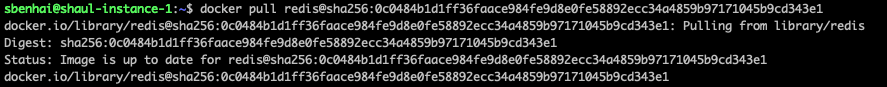 Figure 7. Pulling redis image
