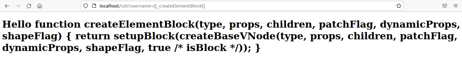 Figure 9. Content of “_createElementBlock” function