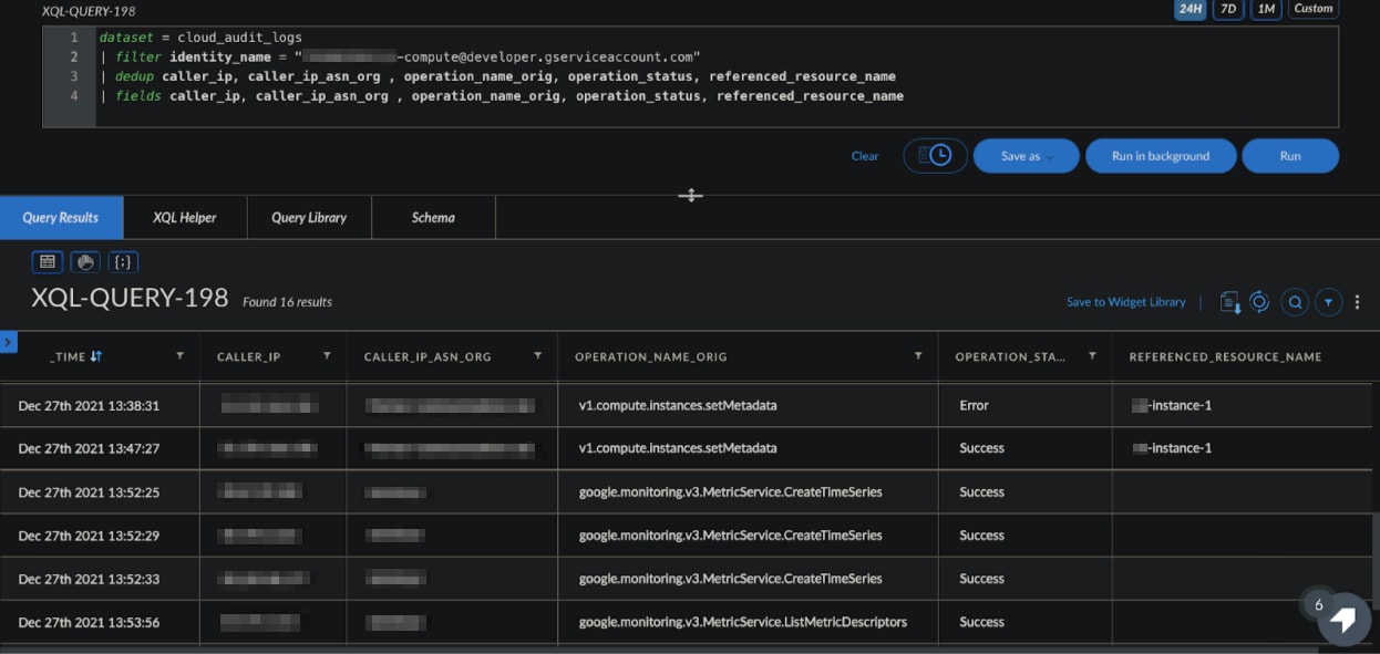 Investigating operation of a specific SA