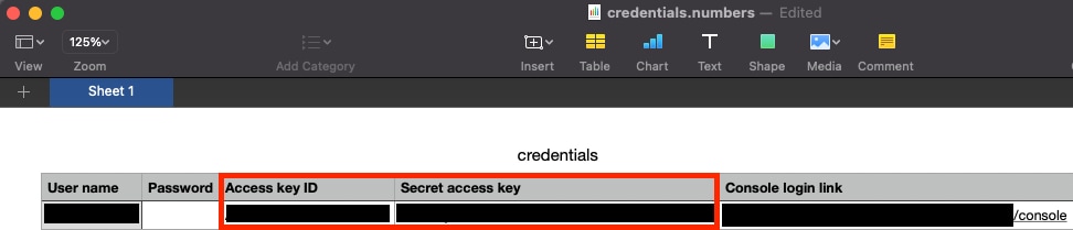 Caption: Exposed client's cloud credentials