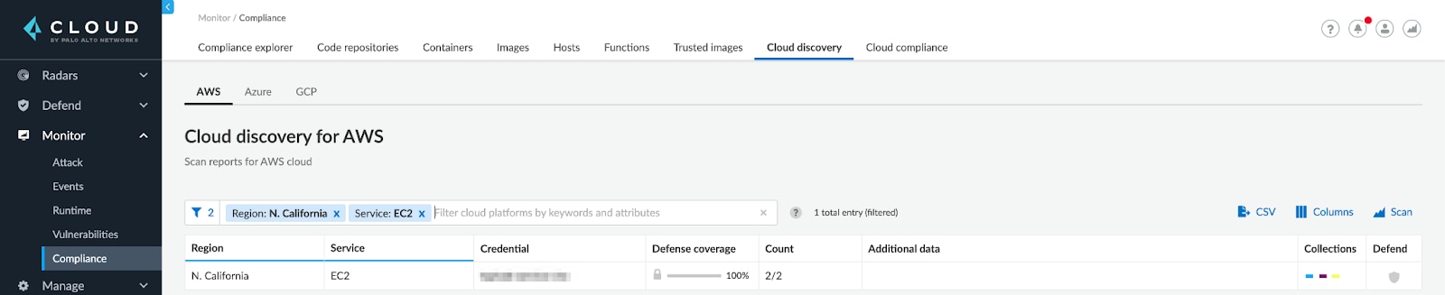 All instances protected after rule successfully applied