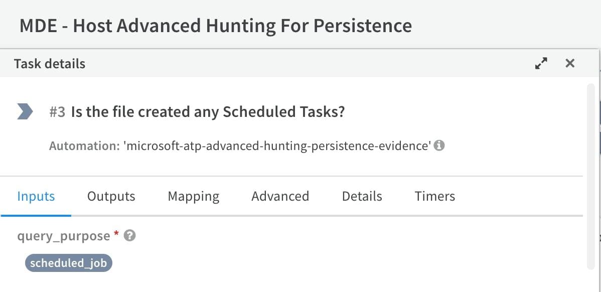 MDE - Host Advanced Hunting for Persistence