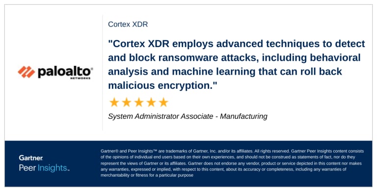 Cortex XDR Named 2025 Gartner Customers’ Choice for Endpoint Security