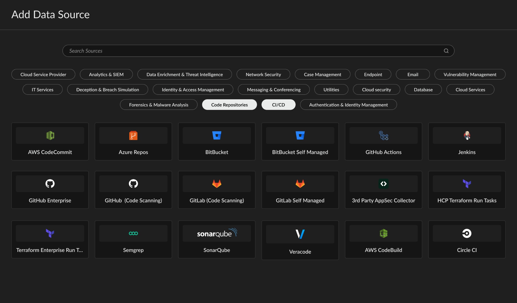 Connect any third-party AppSec scanner to Cortex Cloud