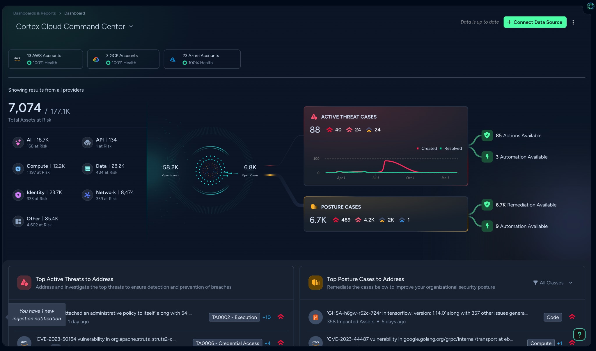 New Cloud Security Command Center Experience