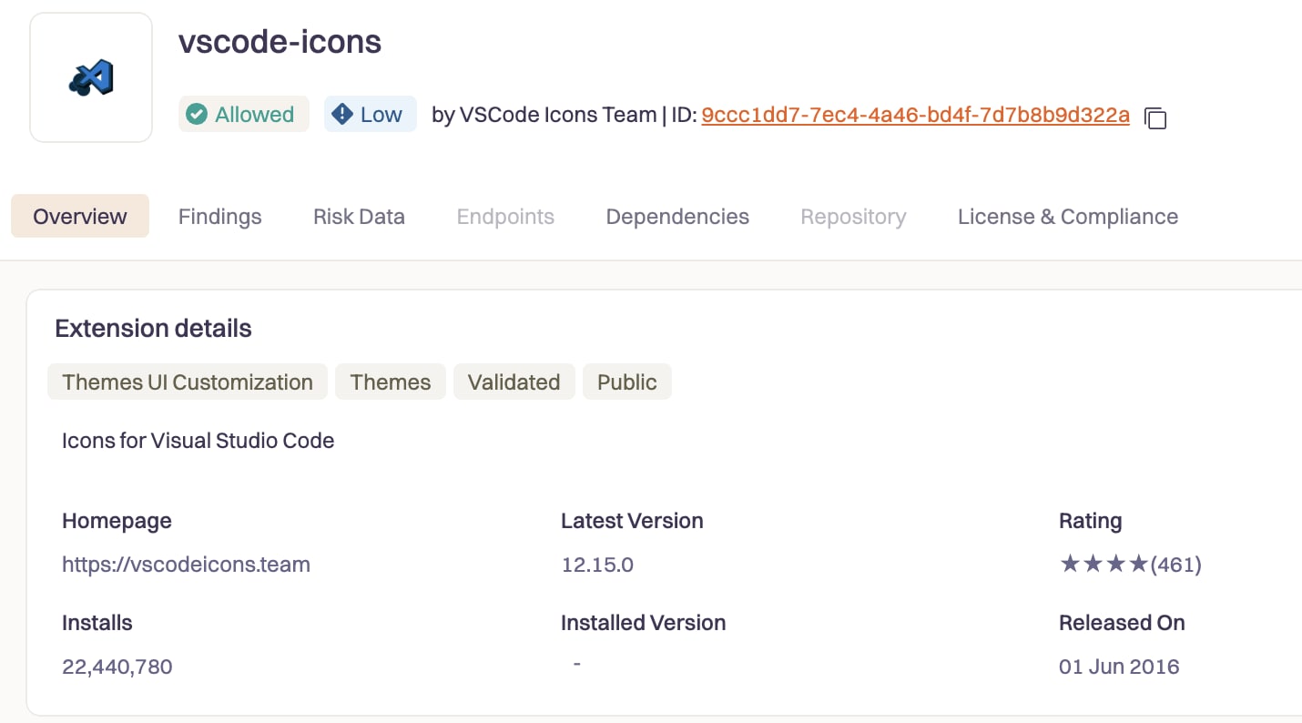 The real vscode-icons extension on Koidex