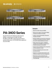Refinement farvestof ordningen PA-3400 Series - Palo Alto Networks