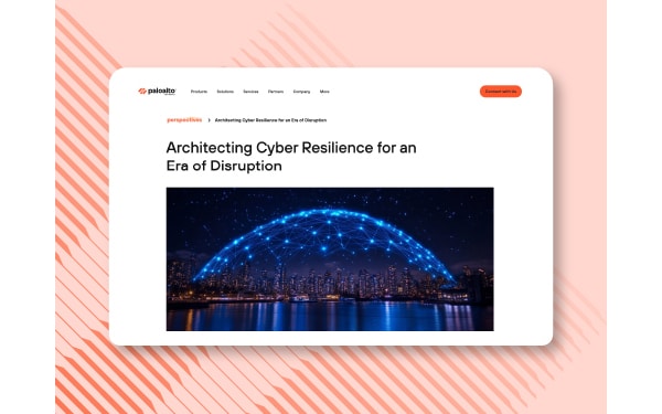 Architecting Cyber Resilience for an Era of Disruption - Perspectives