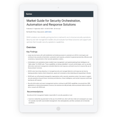 Soar Magic Quadrant Gartner