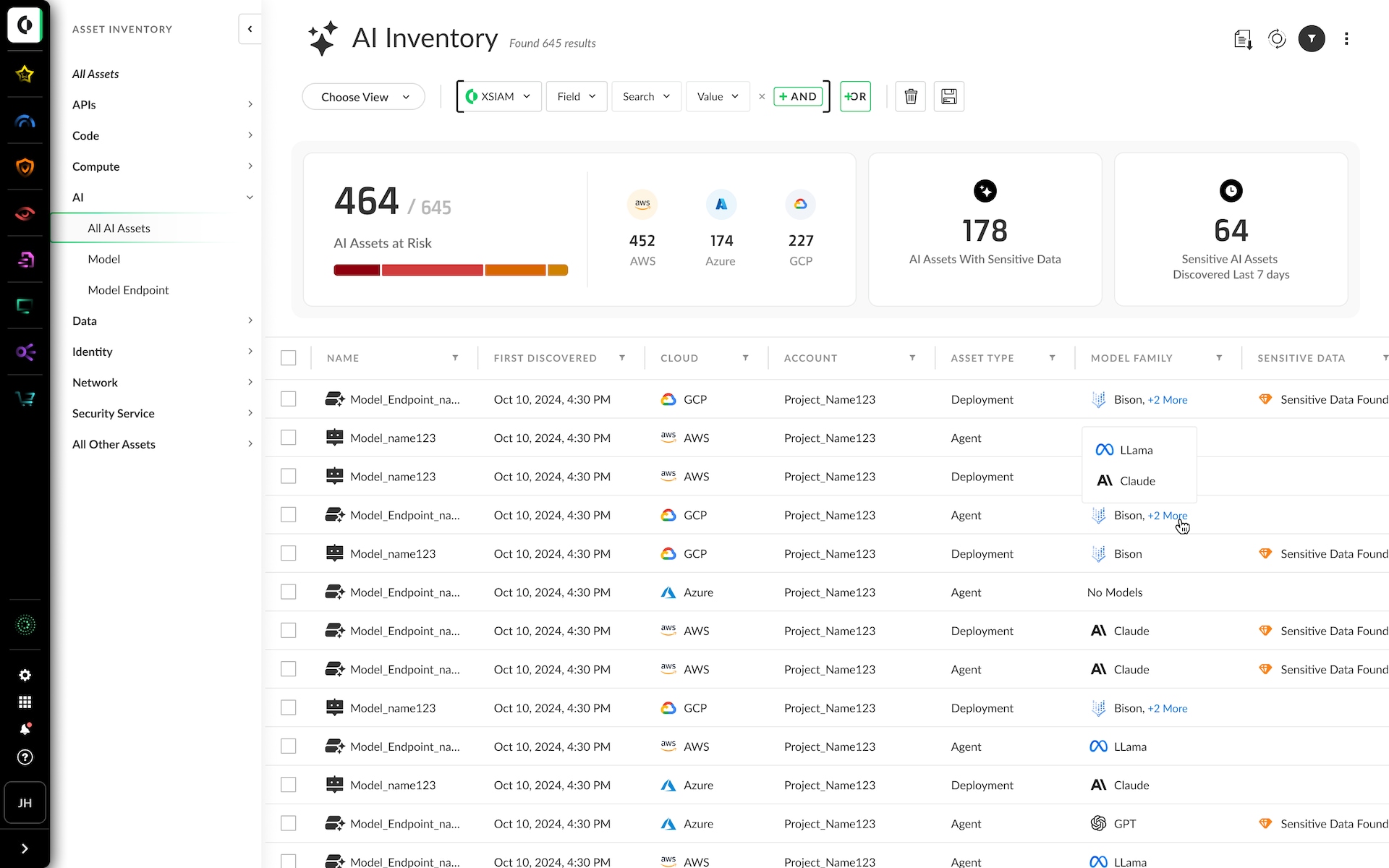 Protect and control AI infrastructure, usage and data