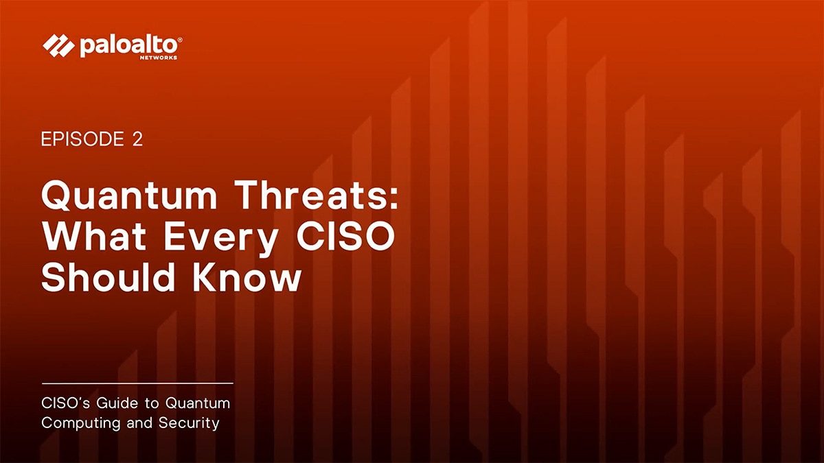 Thumbnail for the video title  A CISO's Guide to Quantum Security Episode 2