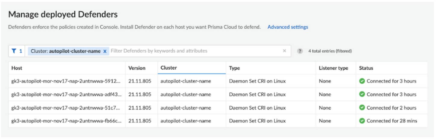 Protecting GKE Autopilot clusters