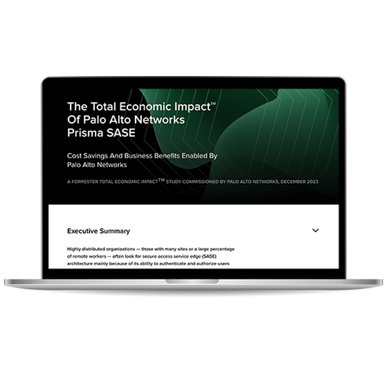 Total Economic Impact™ of Palo Alto Networks Prisma SASE