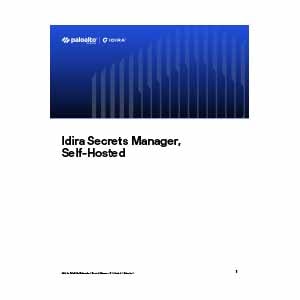 Idira Secrets Manager, Self-Hosted