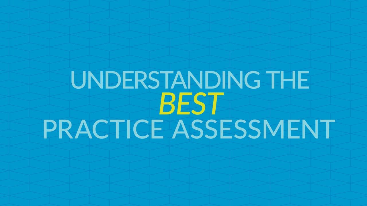 Understand the Best Practice Assessment Report