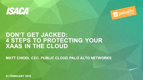 Don’t Get Jacked: 4 Steps to Protecting Your XaaS in the Cloud