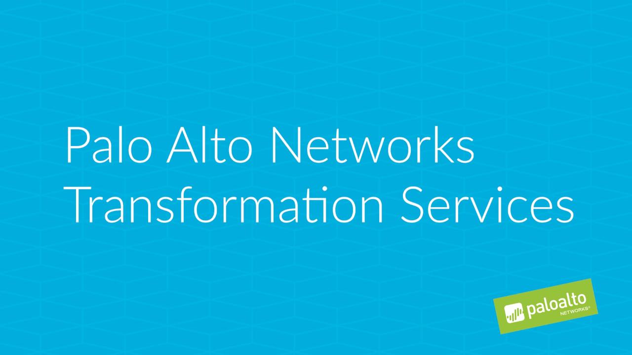 Video: Palo Alto Networks Transformation Services